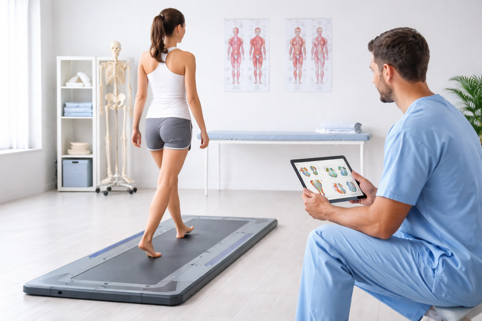 Baropodometría y análisis postural para fisioterapia